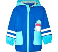 Playshoes Regenjacke Hai Abrigo para Lluvia, Azul, 104 Unisex niños