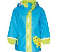 Playshoes Regenjacke Krokodil - impermeable Niñas, Azul (Original), 7 años (Talla del fabricante: 128)