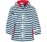 Playshoes Regenjacke Maritim, impermeable Niños, Azul (marine/weiß), 92