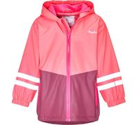 Playshoes Regenmantel Chaqueta Impermeable con Forro Polar, Berry/Pink, 116 Unisex niños