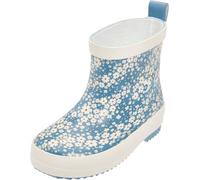 Playshoes - Regenstiefel, Botas de lluvia niños unisex, Petrol Blumen,