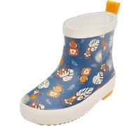 Playshoes Regenstiefel, Botas de Lluvia Unisex niños, Petrol Dschungel, 24 EU