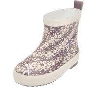 Playshoes Regenstiefel, Botas de Lluvia Unisex niños, Violett Blumen, 18 EU