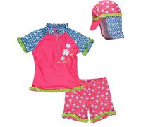 Playshoes Set de baño de Dos Piezas Traje de baño + Gorro de baño con protección UV 50+ protección Solar