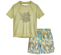 Playshoes Set de Protectores antisalpicaduras de Dos Piezas para niños, Wave Olive, 122-128