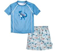 Playshoes Set de Protectores antisarpullidos de Dos Piezas para niños, Color Azul Claro, 134-140