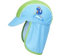 Playshoes - Kid's UV-Schutz Mütze Dino - Gorra 49 cm blau / grün