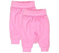 Playshoes Sweat-Hose Pantalones de chándal, Rosa, 74 (Pack de 2) para Niñas