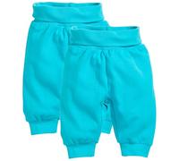 Playshoes Sweat-Hose Pantalones Deportivos, Turquesa, 62 (Pack de 2) para Bebés