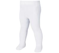 Playshoes Thermal Tights Uni, Medias para Unisex Niños, Blanco (White), 110-116