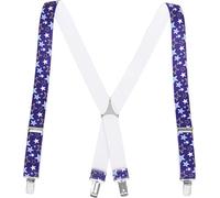 Playshoes Tirantes Elásticos Unisex niños, Estrellas Azules, 70