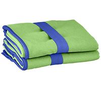 Playshoes Toalla Multifuncional Unisex, Toalla de baño de Microfibra, Manta portátil, Verde, 40 x 80 cm