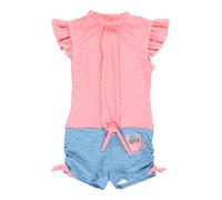 PLAYSHOES Traje de baño azul pastel / altrosa / blanco 86-92 azul pastel / altrosa / blanco