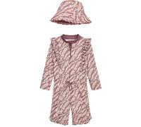 Playshoes Traje de baño de una Pieza de Manga Larga y Sombrero para el Sol con protección UV 50+ protección Solar