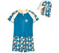 Playshoes Traje de baño de una Pieza y Gorro de baño con protección UV 50+ protección Solar