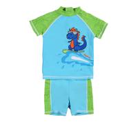 PLAYSHOES Traje de baño 'DINO' azul cielo / azul claro / verde / rojo 110-116 azul cielo / azul claro / verde / rojo