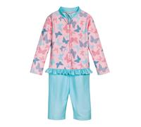 PLAYSHOES Traje de baño 'Schmetterlinge' azul / aqua / rosa / rosa claro 86-92 azul / aqua / rosa / rosa claro