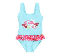 Playshoes UV-Schutz Badeanzug Flamingo bañadores, Turquesa (Türkis 15), 98 (Talla del Fabricante: 98/104) Unisex niños