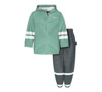 PLAYSHOES Traje funcional gris oscuro / verde pastel / blanco 92 gris oscuro / verde pastel / blanco