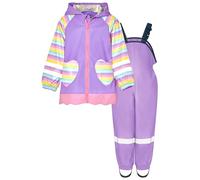 Playshoes Traje impermeable de dos piezas para barro, Unicornio Lila, 80