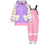 Playshoes Traje impermeable de dos piezas para barro, Unicornio Rosa, 92