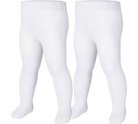 Playshoes Uni Doppelpack, Ceñidos Unisex Niños, blanco, 98/104