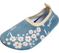 Playshoes Unisex Niños Deportes Acuáticos Zapatos Descalzos, Petróleo Flores, 24/25 EU