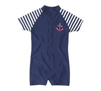 Playshoes UV Protection One-Piece Maritime Bañadores para Niños, Azul (900 Original), 98-104