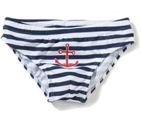 Playshoes UV Protection Swimming Trunks Bañadores, Multicolor (White), 98-104 para Niños