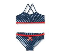 Playshoes Uv-Schutz Bikini Herzchen Set Costume Da Bagno, Blu (Marine 11), 98/104 Bambina