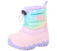 Playshoes - Winterstiefel, Botas para nieve niños unisex, Rosa Regenbogen,