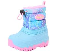 Playshoes - Winterstiefel, Botas para nieve niños unisex, Türkis Regenbogen,