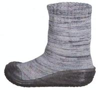 Playshoes Zapatillas Calcetines Antideslizantes, Pantuflas de Punto, Unisex niños, Gris (Grey 33), 26/27 EU