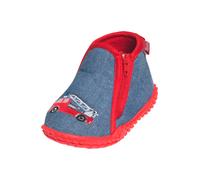 Playshoes Pantuflas, Pantuflas Unisex niños, Bomberos, 24/25 EU
