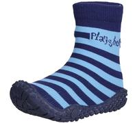 Playshoes Zapatillas de Playa con protección UV Raya, Zapatos de Agua, Unisex niños, Azul (Navy/Light Blue), 18/19 EU
