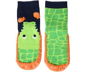Playshoes Zapatillas, Pantuflas Unisex niños, Cocodrilo, 18/19 EU
