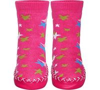 Playshoes Zapatillas, Pantuflas Unisex niños, Estrellas Rosas, 17/18 EU