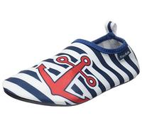 Playshoes Zapatos Descalzos, Zapatos para deportes Acuáticos Unisex niños, Marítimo, 18/19 EU
