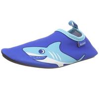Playshoes Zapatos Descalzos, Zapatos para deportes Acuáticos Unisex niños, Tiburón, 18/19 EU