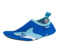 Playshoes Zapatos Descalzos, Zapatos para deportes Acuáticos Unisex niños, Tiburón, 30/31 EU