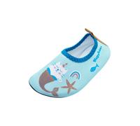 PLAYSHOES Zapatos para playa y agua turquesa / azul oscuro / marrón / blanco, Talla 18-19