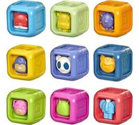 Playskool Bloques de construcción con diseño de Animales, Bloques de Juguete para niños pequeños y bebés a Partir de 6 Meses (Amazon Exclusive)