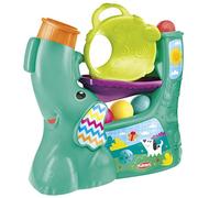 Playskool- Elefantito Salta bolitas Tobogán, Color verde, pequeño (Hasbro B5846F02), Exclusivo en Amazon