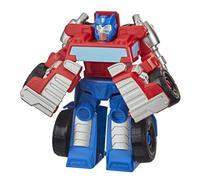 Playskool Heroes Transformers Rescue Bots Academy Optimus Prime Converting Toy, Figura de acción de 4.5 Pulgadas, Juguetes para niños a Partir de 3 años
