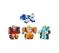Playskool Heroes Transformers Rescue Bots Academy Team Pack 4 Figuras de acci n convertibles coleccionables de 4.5 pulgadas Juguetes para ni os d