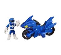 Playskool Power Rangers Heroes Shark Cycle y Blue Ranger Mini Figuras Figuras