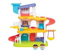 Playskool Weebles My Smart House - Juguete preescolar Weeble Wobble para niños pequeños, altavoz inteligente con sonidos + canciones, 3 pisos de juego imaginativo para edades de 12 meses en adelante