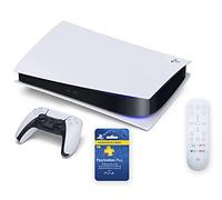 PlayStation 5 - PS5 825GB Digital + Mando Media Remote PS5 + Tarjeta Suscripción PlayStation Plus 365 [Bundle]