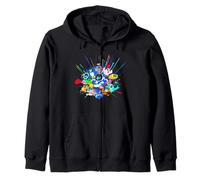 Playstation Astrobot And Friends Power Up Group Shot Sudadera con Capucha