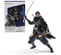 PlayStation Ghost of Tsushima 6 Jin Sakai Samurai Action Figura & 2 Accesorios La coleccin de formas para fanticos y coleccionistas de PS5 mayores